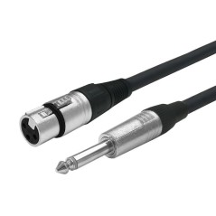 "High-Quality Vivolink XLR F to Mono Jack 635mm Cable - PROAUDXLRFJACK10"